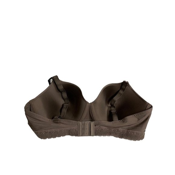 42DDD Paramour Gorgeous Contour New Paddded Underwire Bra Mink Brown 255455 - Picture 4 of 11